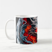 Mythischer Drachenkopf Kaffeetasse (Links)