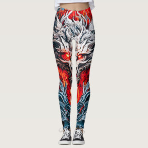 Mythischer Drachenkopf Leggings