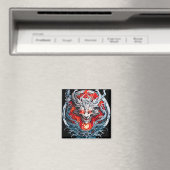 Mythischer Drachenkopf Magnet (In Situ (Geschirrspüler))