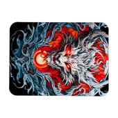 Mythischer Drachenkopf Magnet (Horizontal)
