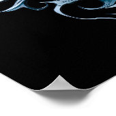 Mythischer Drachenkopf Poster (Ecke)