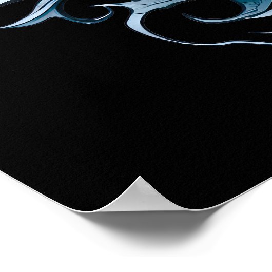 Mythischer Drachenkopf Poster (Ecke)