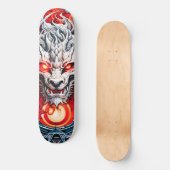 Mythischer Drachenkopf Skateboard (Vorderseite)