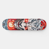 Mythischer Drachenkopf Skateboard (Horizontal)