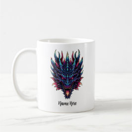 Mythischer Dragon-Individuelle Name Kaffeetasse