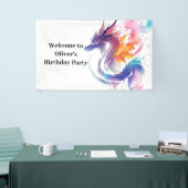 Mythischer Dragon Magicland Birthday Banner (Messeveranstaltung)