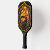 Mythischer Flammenvogel Pickleball Schläger (Links)
