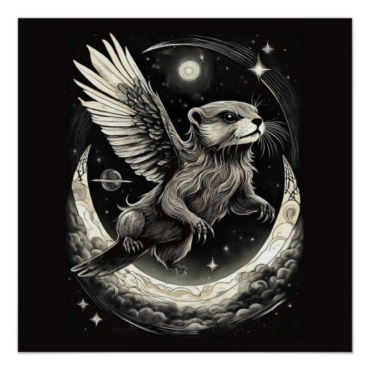 Mythischer Flugotter Poster (Vorderseite)