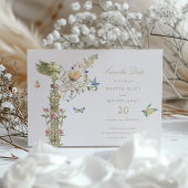 Mythischer Garten Save the Date Golden Elegante Einladung