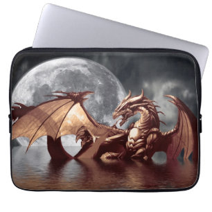 Mythischer Laptop-Sieb von Dragon & Moon Fantasy Laptopschutzhülle