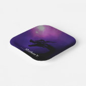 Mythischer Lila Drache Geburtstag Pappteller (Gewinkelt)