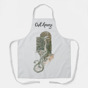 Mythischer Lippendrache, Vintage Mythologie Schürze