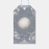 Mythischer Mond umgeben von vier Seiten Geschenkanhänger (Rückseite)