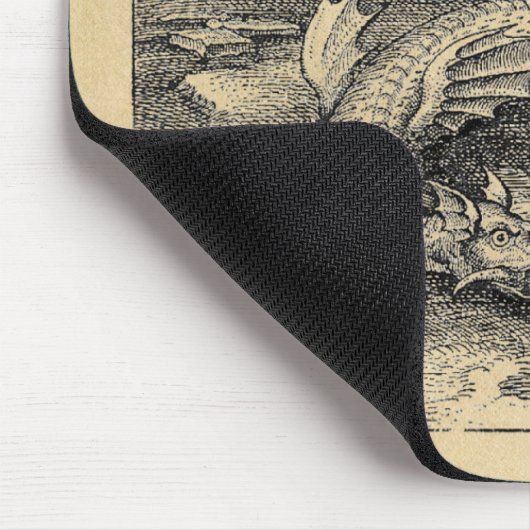 Mythischer Ouroboros Dragon Mousepad (Ecke)