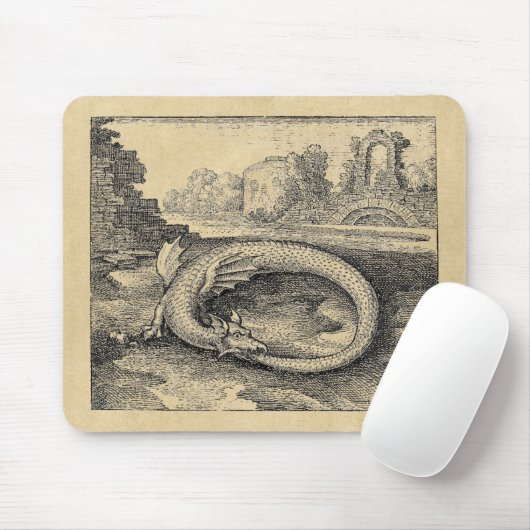 Mythischer Ouroboros Dragon Mousepad (Mit Mouse)