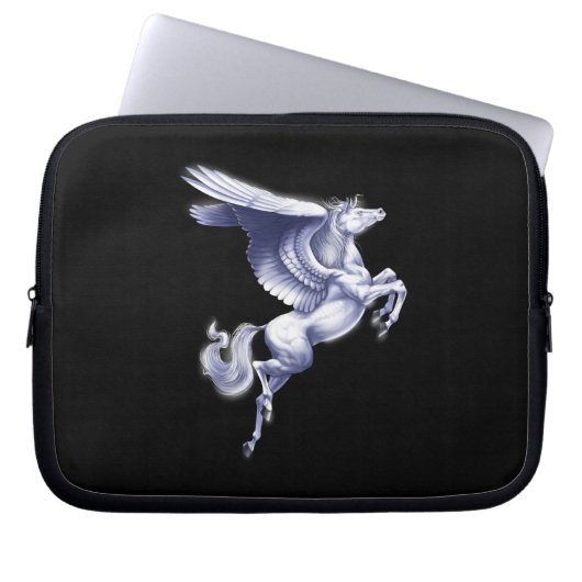 Mythischer Pegasus Laptopschutzhülle (Vorderseite)