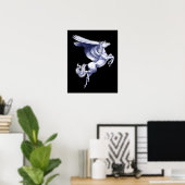 Mythischer Pegasus Poster (Heimbüro)