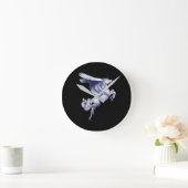 Mythischer Pegasus Runde Wanduhr (Zuhause)