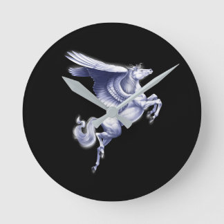 Mythischer Pegasus Runde Wanduhr