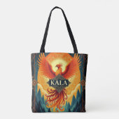 Mythischer Phoenix Bird - KALA Feuer Tasche (Rückseite)
