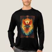 Mythischer Phoenixvogel - KALA-Feuergeist Tri-Blend Shirt (Vorderseite)