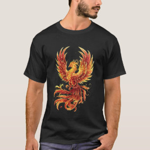 Mythischer Phönix-Vogel Fantasy-Vogel T-Shirt