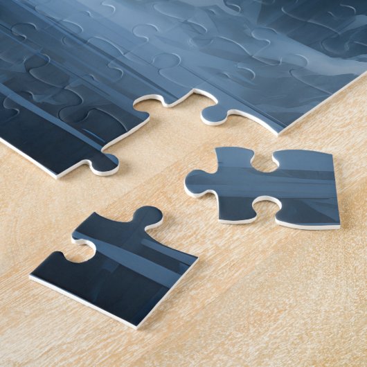 Mythischer Stag im Winter. Puzzle (Seite)