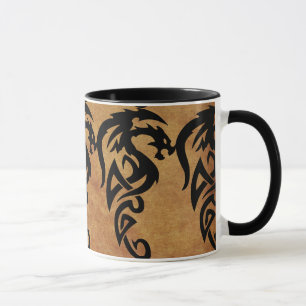Mythischer Stammes- Drache, Jahr des Tasse