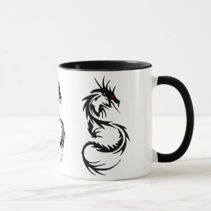 Mythischer Stammesdrache, Jahr des Drachendesigns Tasse