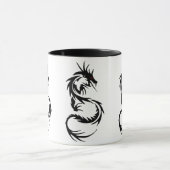 Mythischer Stammesdrache, Jahr des Drachendesigns Tasse (Zentrum)