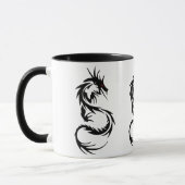 Mythischer Stammesdrache, Jahr des Drachendesigns Tasse (Links)