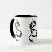 Mythischer Stammesdrache, Jahr des Drachendesigns Tasse (Vorderseite Links)