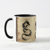 Mythischer Stammesdrache, Jahr des Drachendesigns Tasse (Links)