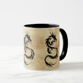 Mythischer Stammesdrache, Jahr des Drachendesigns Tasse (VorderseiteRechts)