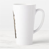 Mythischer Steinwächter Fantasy-Aufkleber Milchtasse (Rechts)