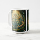 Mythischer Waldbecher Kaffeetasse (Vorderseite Links)