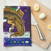 Mythischer Weihnachtsmann Handtuch (Viertel Falte)