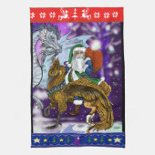 Mythischer Weihnachtsmann Handtuch (Vertikal)