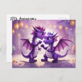 *~* Mythisches AP48 FOTO Party Einladen Drachendis Postkarte (Vorne/Hinten)