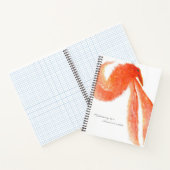 Mythisches Bird-Notebook/-Journal mit roter Farbe Notizblock (Innenseite)