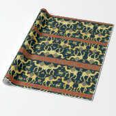 Mythisches Camelid Wrapping Paper Geschenkpapier (Ungerollt)