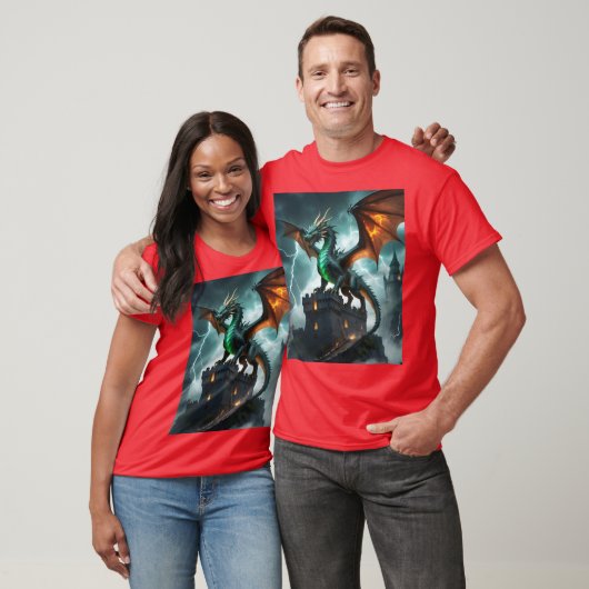 🦕 🦖 Mythisches Drachendesign 🐉 ✨ T-Shirt (Unisex)