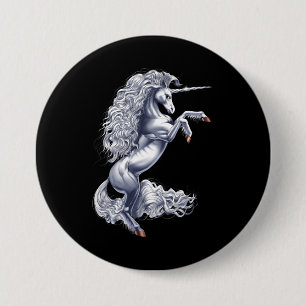 Mythisches Einhorn Button