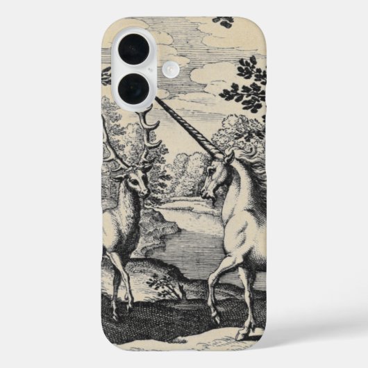 Mythisches Einhorn im Wald Case-Mate iPhone Hülle (Rückseite)