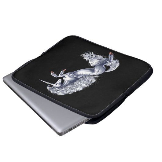 Mythisches Einhorn Laptopschutzhülle (Vorne Knopf)