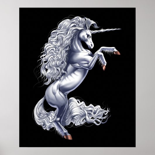 Mythisches Einhorn Poster (Vorne)