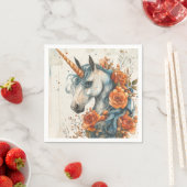 Mythisches Einhorn Serviette (Beispiel)