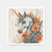 Mythisches Einhorn Serviette (Vorderseite)