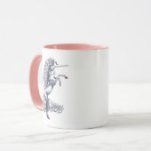 Mythisches Einhorn Tasse (Vorderseite Links)