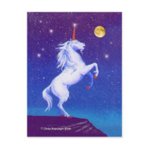 Mythisches Einhorn Vollmond